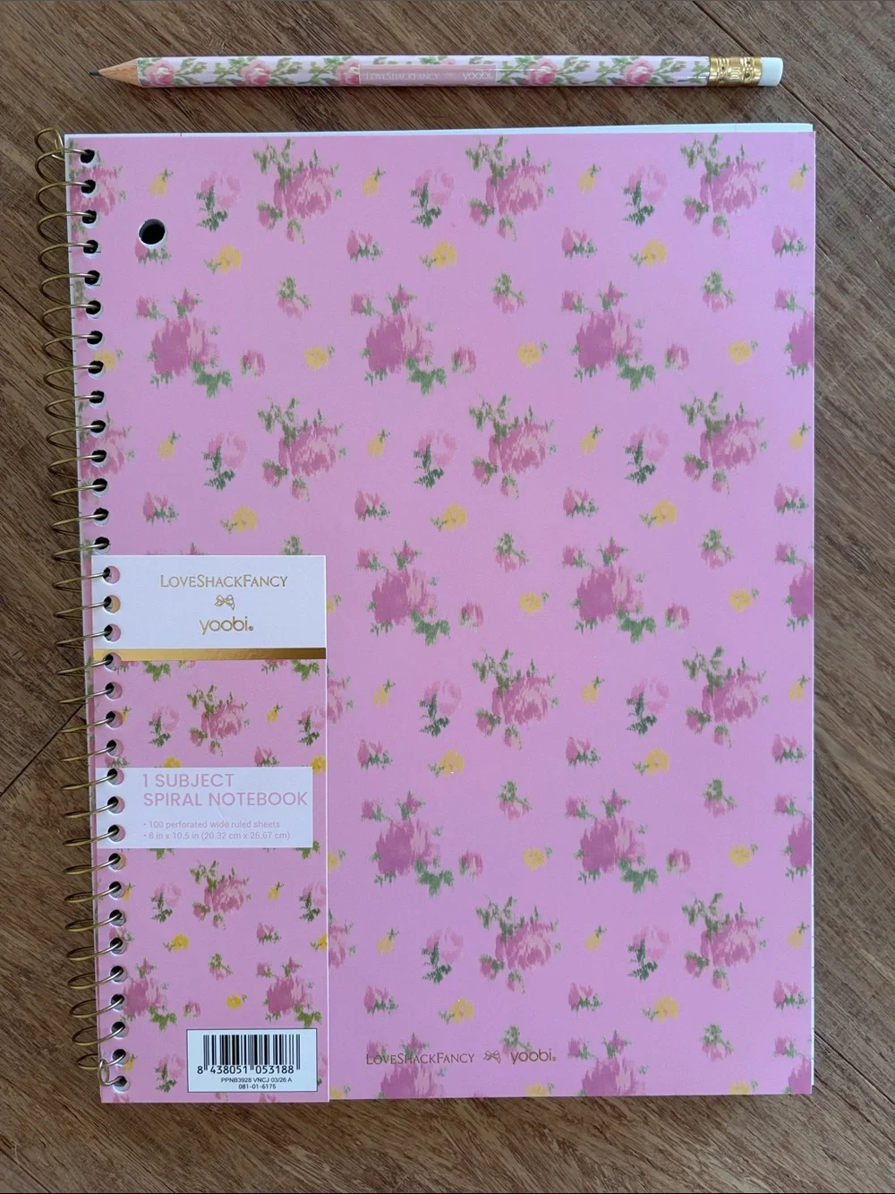 New LoveShackFancy x Yoobi for Target Notebooks & Pencils Set